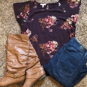 Fall Floral Top